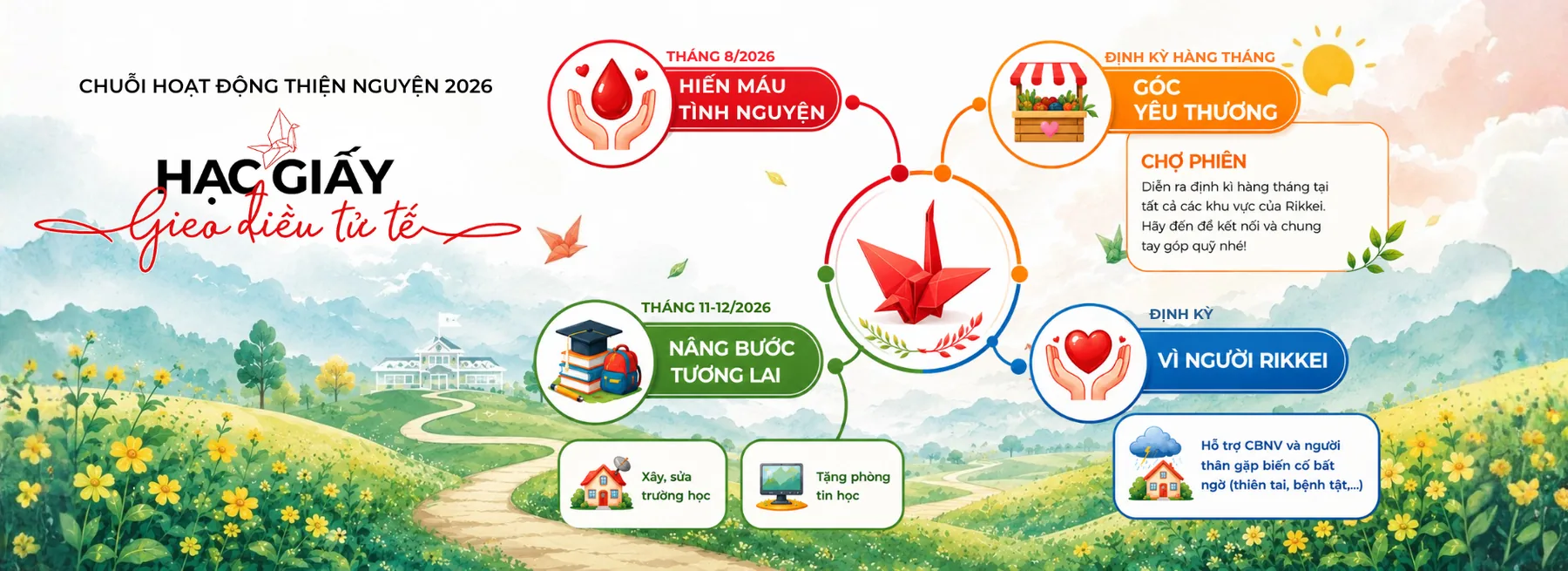 Hạc Giấy 2026 - Nâng bước tương lai