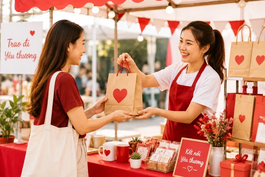 Góc yêu thương - Chợ phiên Rikkei